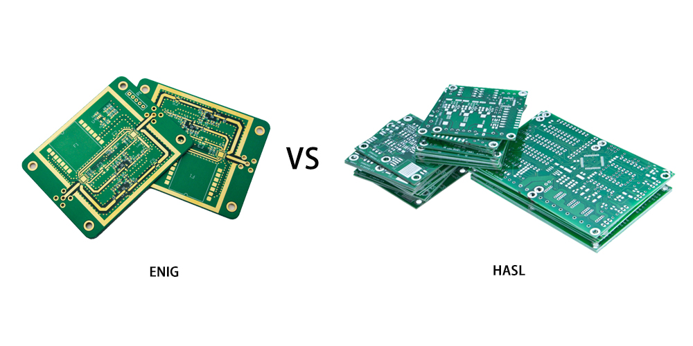 ENIG vs HASL PCB surface finish comparison